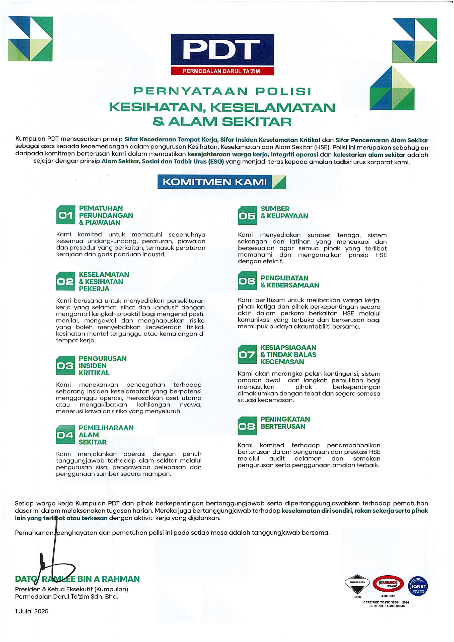 PDT-POLISI KESIHATAN