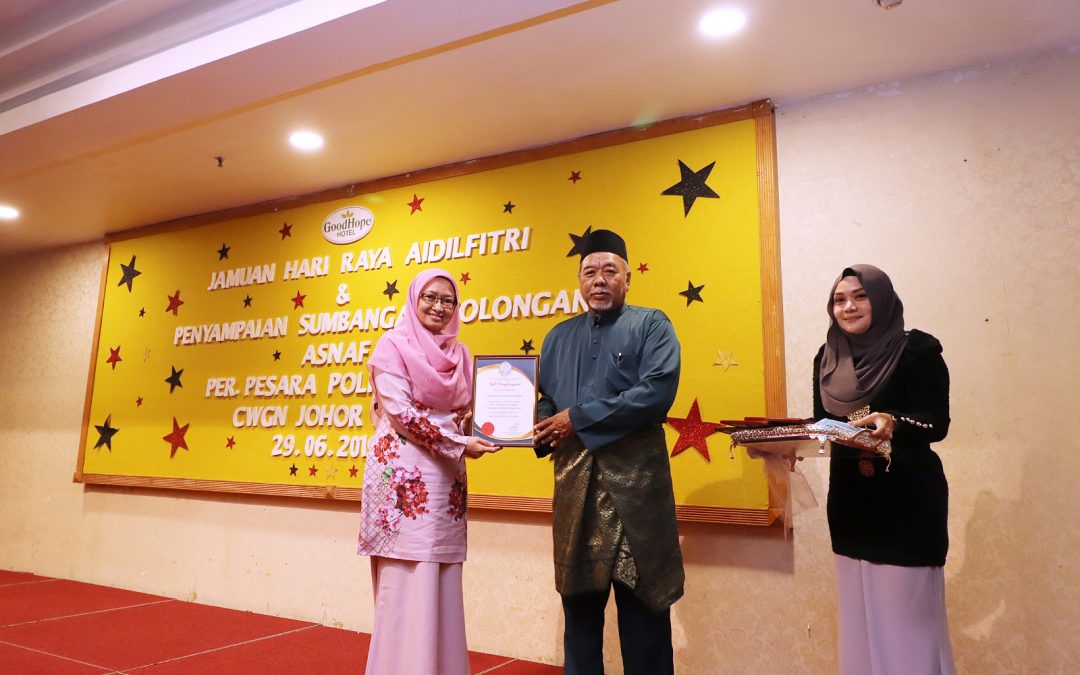 Penyampaian Sumbangan Kepada Asnaf Persatuan Pesara Polis Negeri Johor
